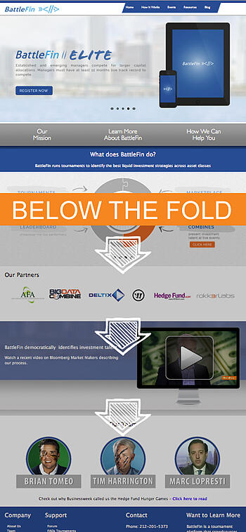 Above the Fold is Out; Embrace the Future with Your Website Re-Design