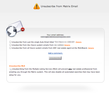 Realtors Using Matrix: Understand Unsubscribes and What it Means to You