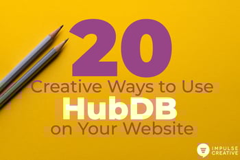 20 Creative Ways to use HubDB on Your Website