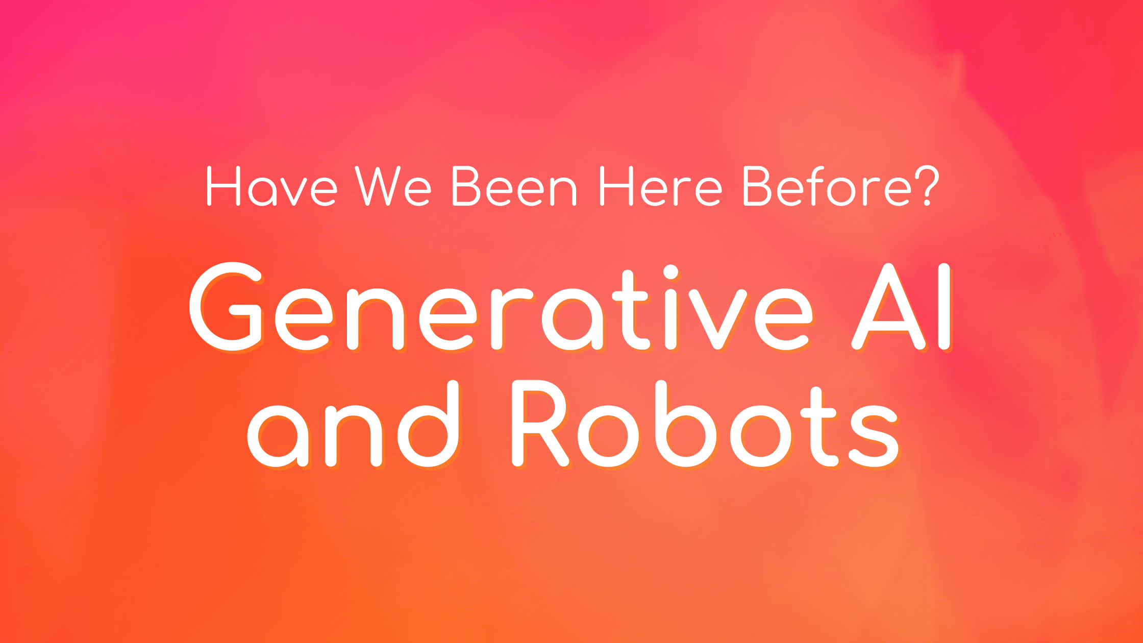 Is the Generative AI Revolution Like Robots in Manufacturing?