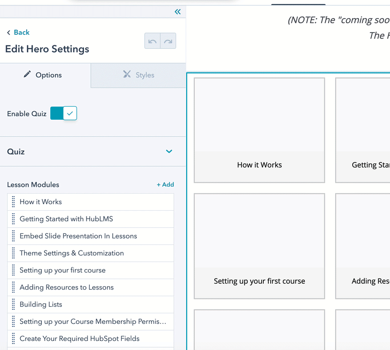 How to set HubLMS Course Thumbnail Images