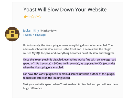 Review of Yoast plugin's impact on SEO