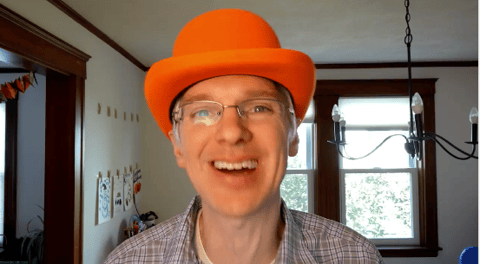 Kyle Jepson's orange hat alert - Kyle smiling at the camera