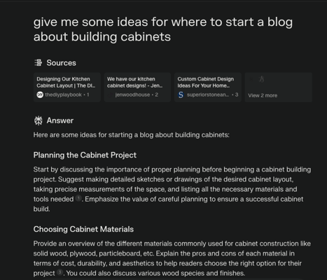 generating blog ideas