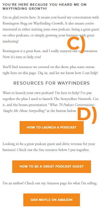 custom landing page example 2 on how-to-be-a-great-podcast-guest-and-generate-revenue-custom-page