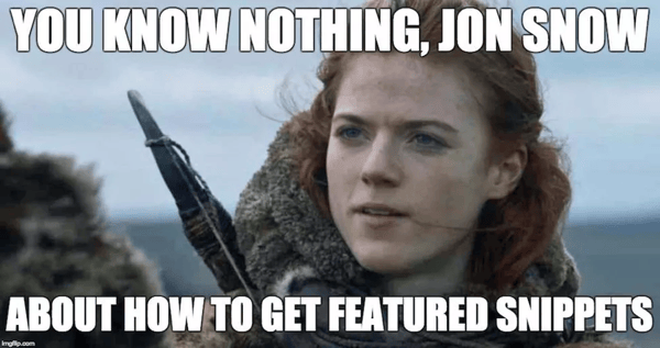 jon snow meme - what game of thrones has taught us about marketing and branding
